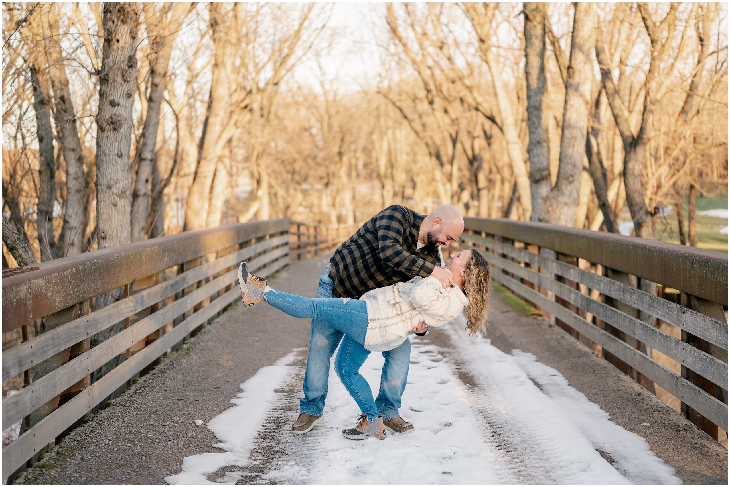 This engagement session was one for the books!