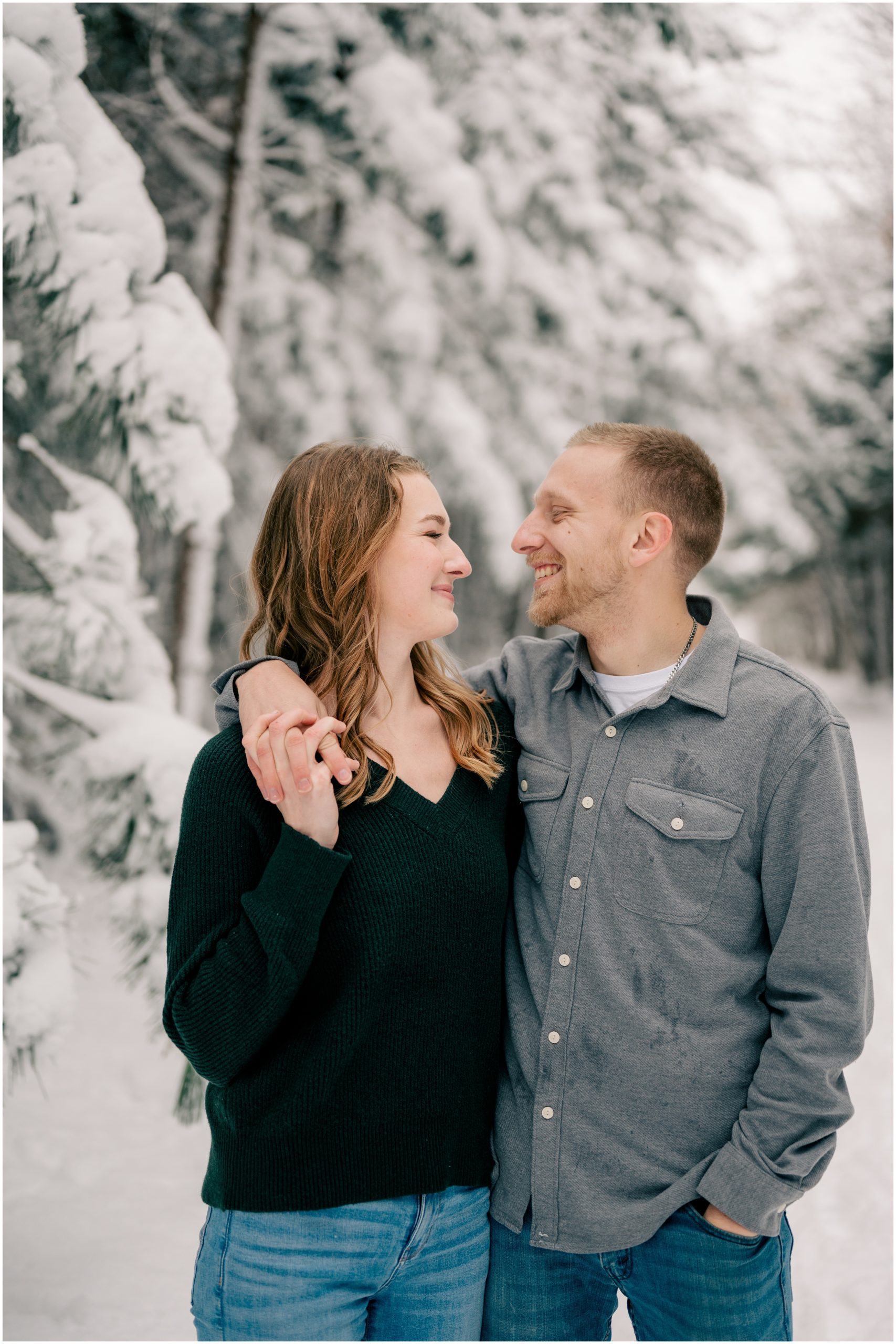 Winter couple's session
