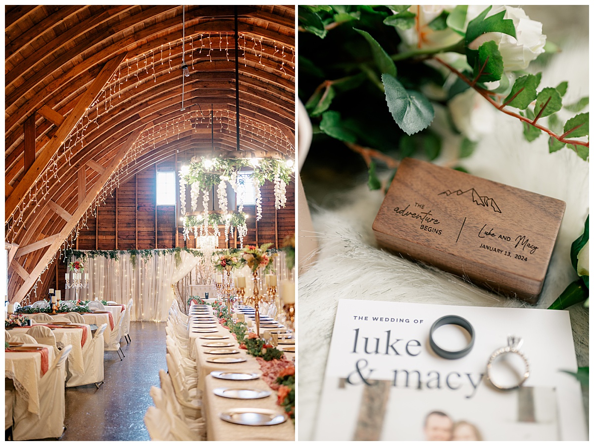 details of ceremony and wedding layout by Rule Creative Co