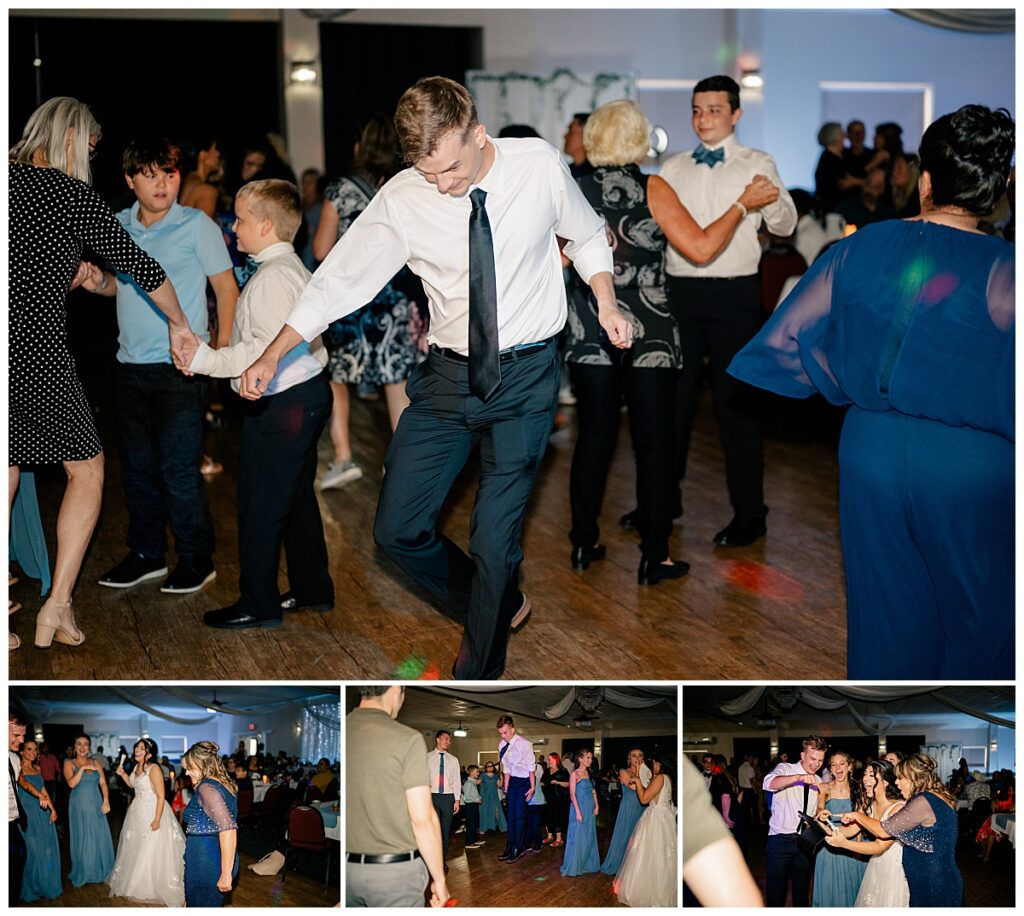 groom shows off moves on the dance floor by Rule Creative Co