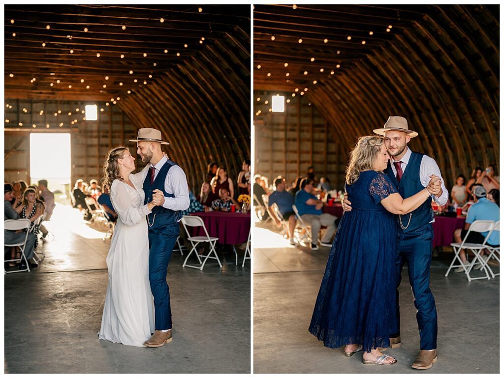 bride and groom share first dance by Rule Creative Co