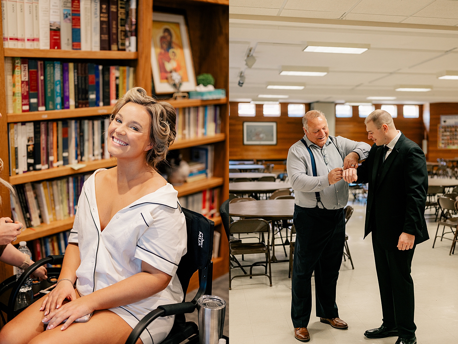couple gets ready for their big day by Rule Creative Co