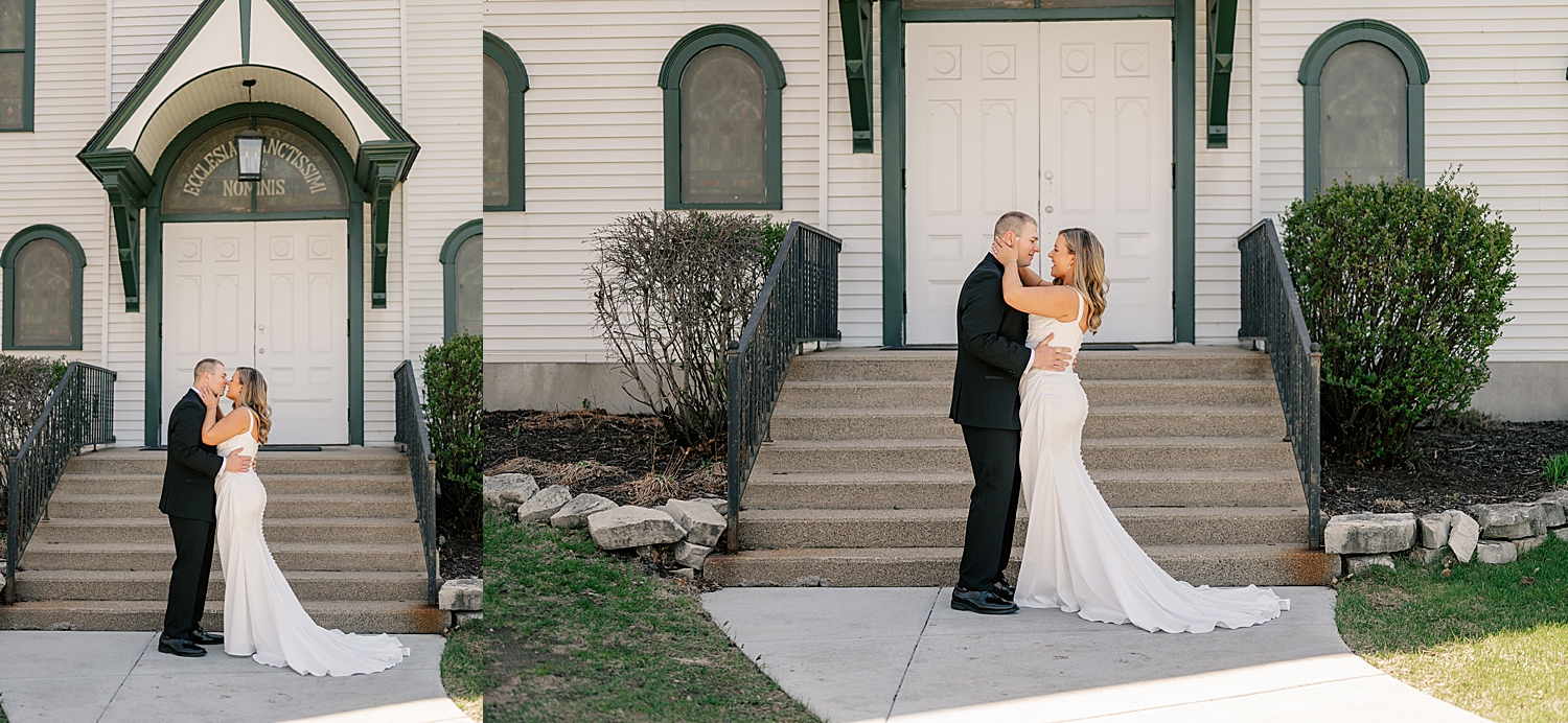 couple share a first look at Holy Name of Jesus Catholic Community