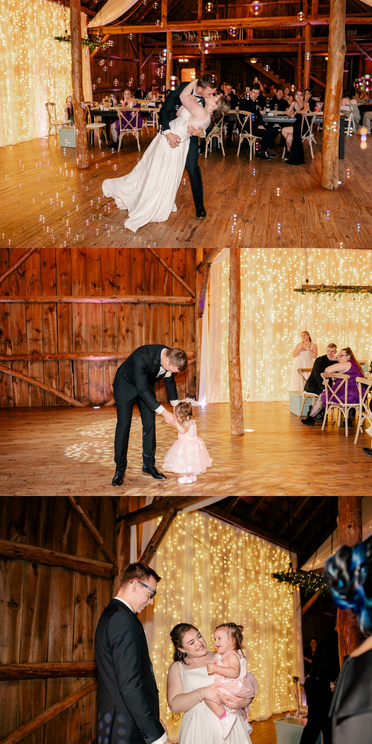 Minnesota Wedding Photographer captures bride and groom during first dance
