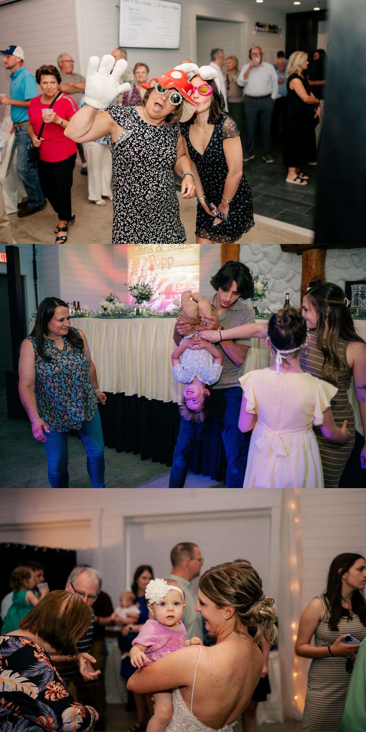 Guests enjoying reception Photo Booth by Rule Creative Co
