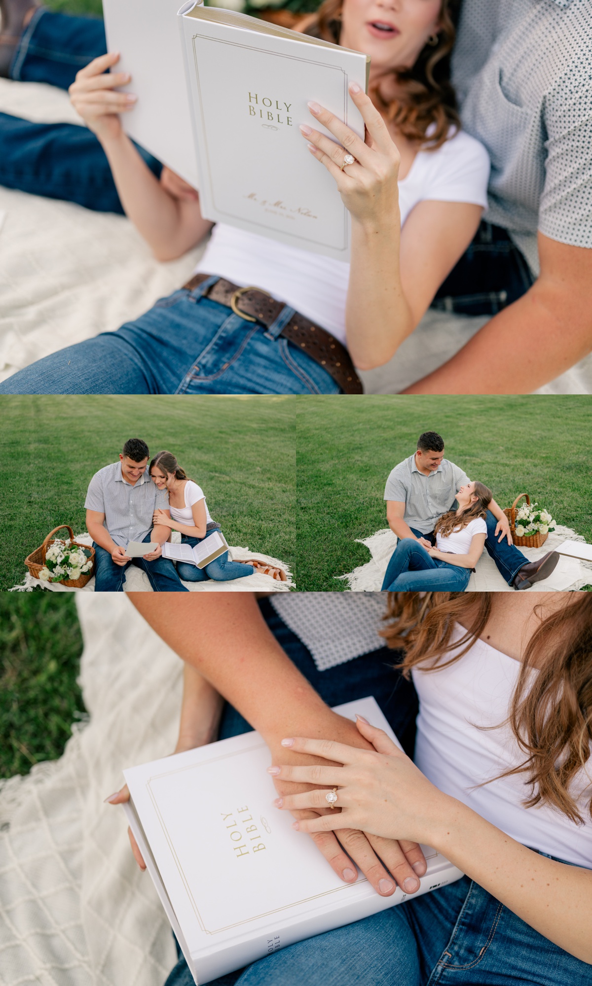 Minnesota Wedding Photographer captures Man and woman reading bible together