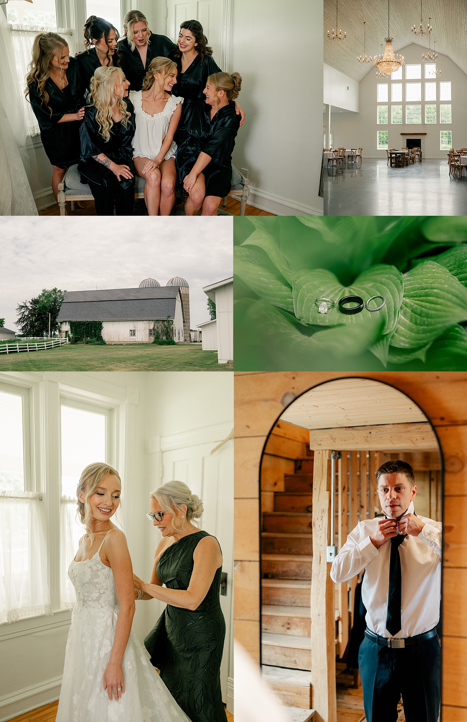 bridesmaids surround bride by Rule Creative Co